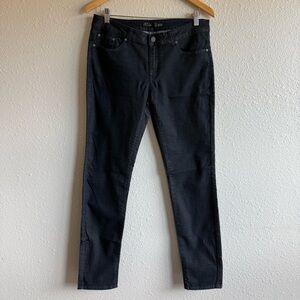 Prana dark grey skinny mid-rise jeans size 10
